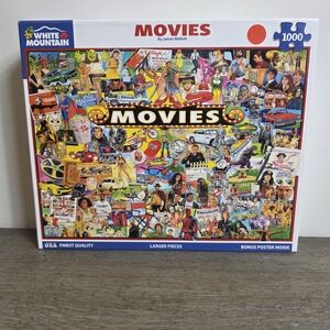 Movies - 1000 Piece Jigsaw Puzzle by White Mountain